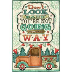 Don't Look Back Cross Stitch Kit