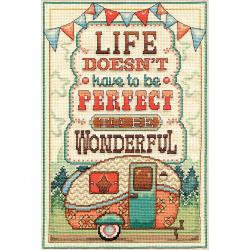 Life Is Wonderful Cross Stitch Kit