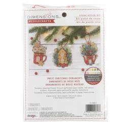 Sweet Christmas Ornaments Cross Stitch Kit