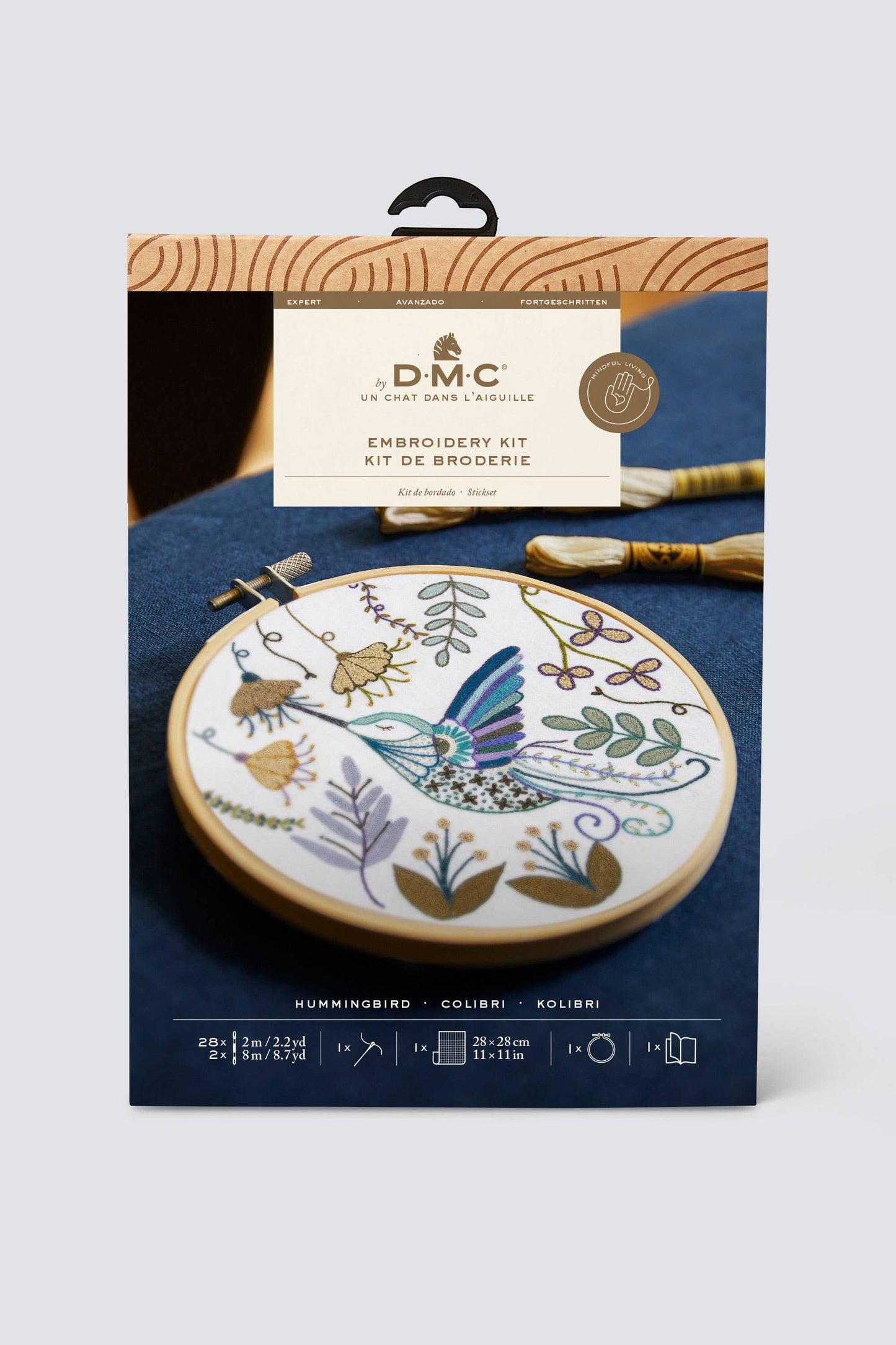 DMC Designer Embroidery Kit Hummingbird TB196S