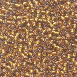 Glass Seed Beads 02048 Golden Olive