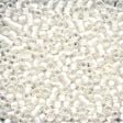 Glass Antique Seed Beads 03041 White Opal
