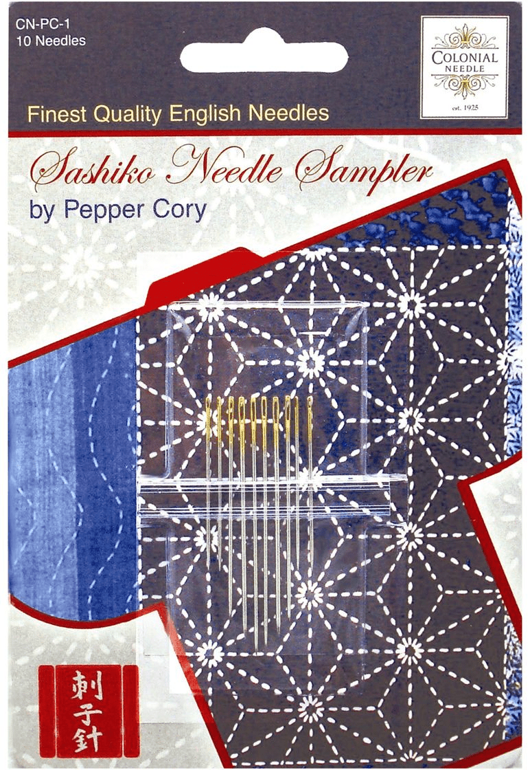 Sashiko Needles Assorted Sizes 10/Pkg