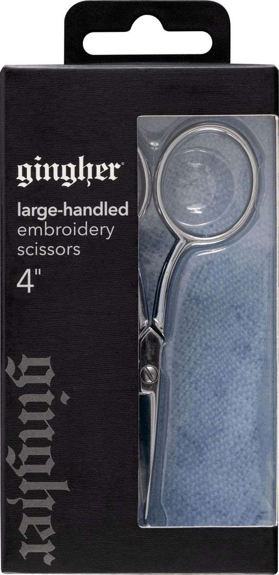 Gingher Large Handle Embroidery Scissors 4"