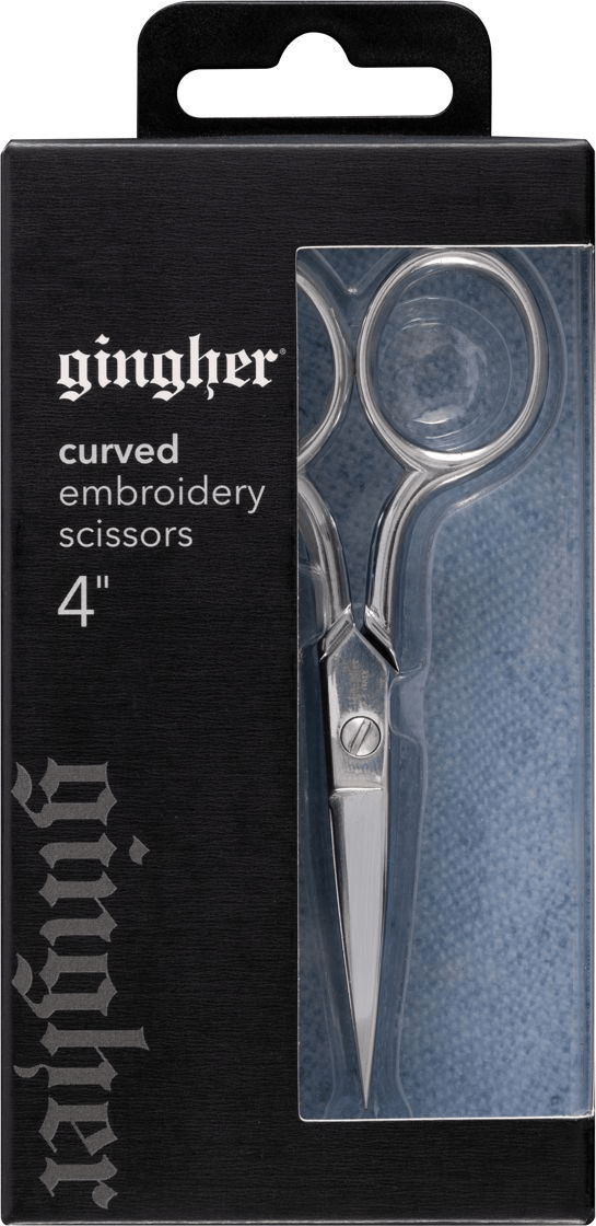 Gingher Curved Embroidery Scissors 4"
