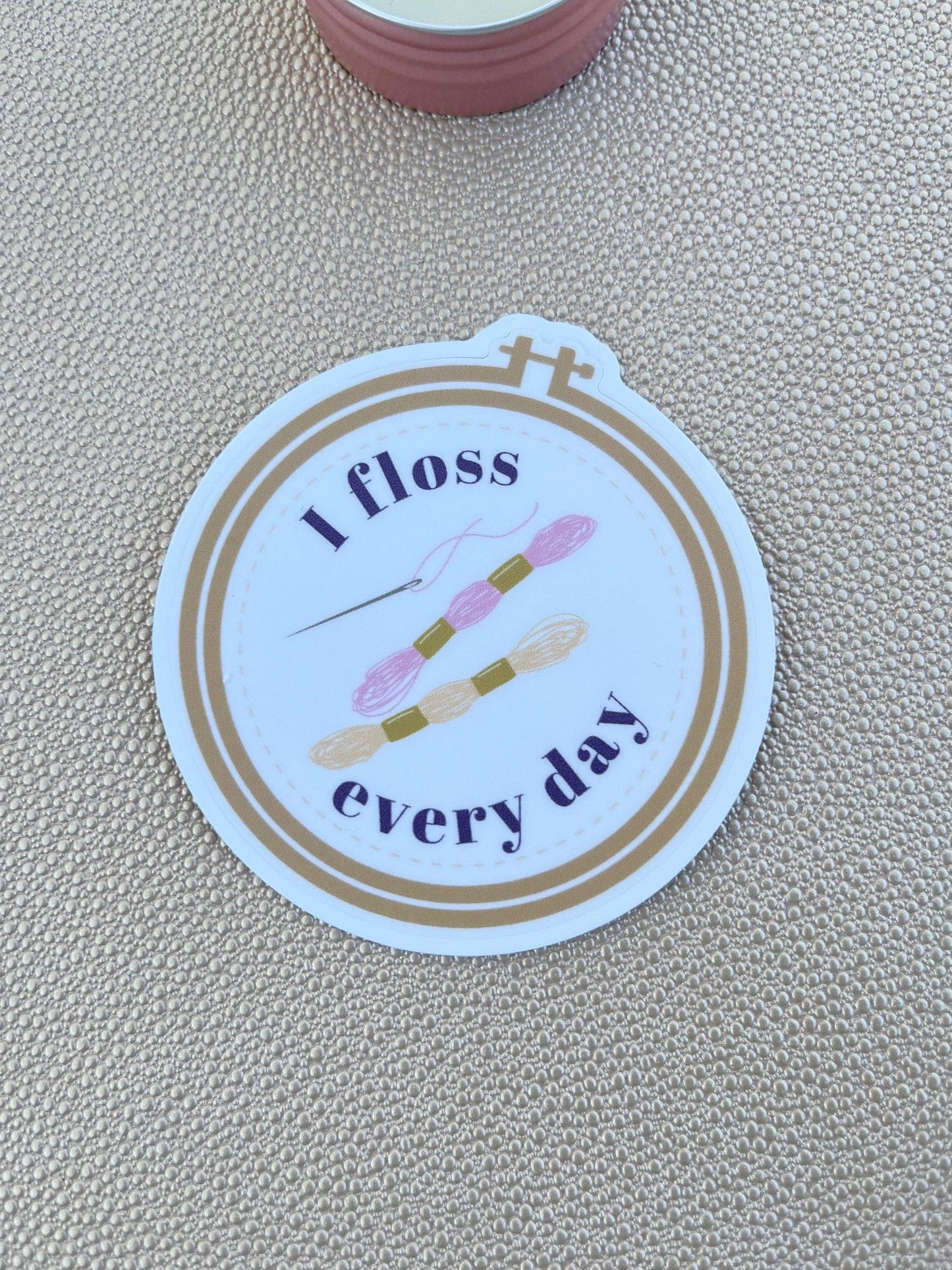 Sewing Sticker Hoop