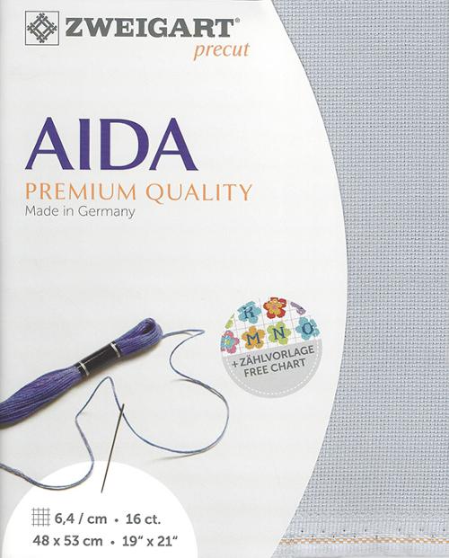 Zweigart 16 ct Aida 713 Precut Fabric, 19" x 21"