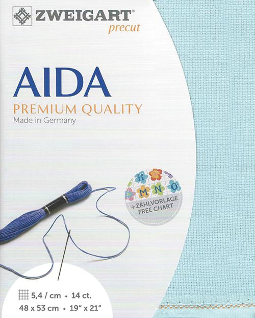 Zweigart 14 ct Aida 5146 Precut Fabric, 19" x 21"