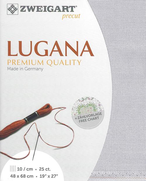 Zweigart 25 ct Lugana 713 Precut Fabric, 19" x 27"