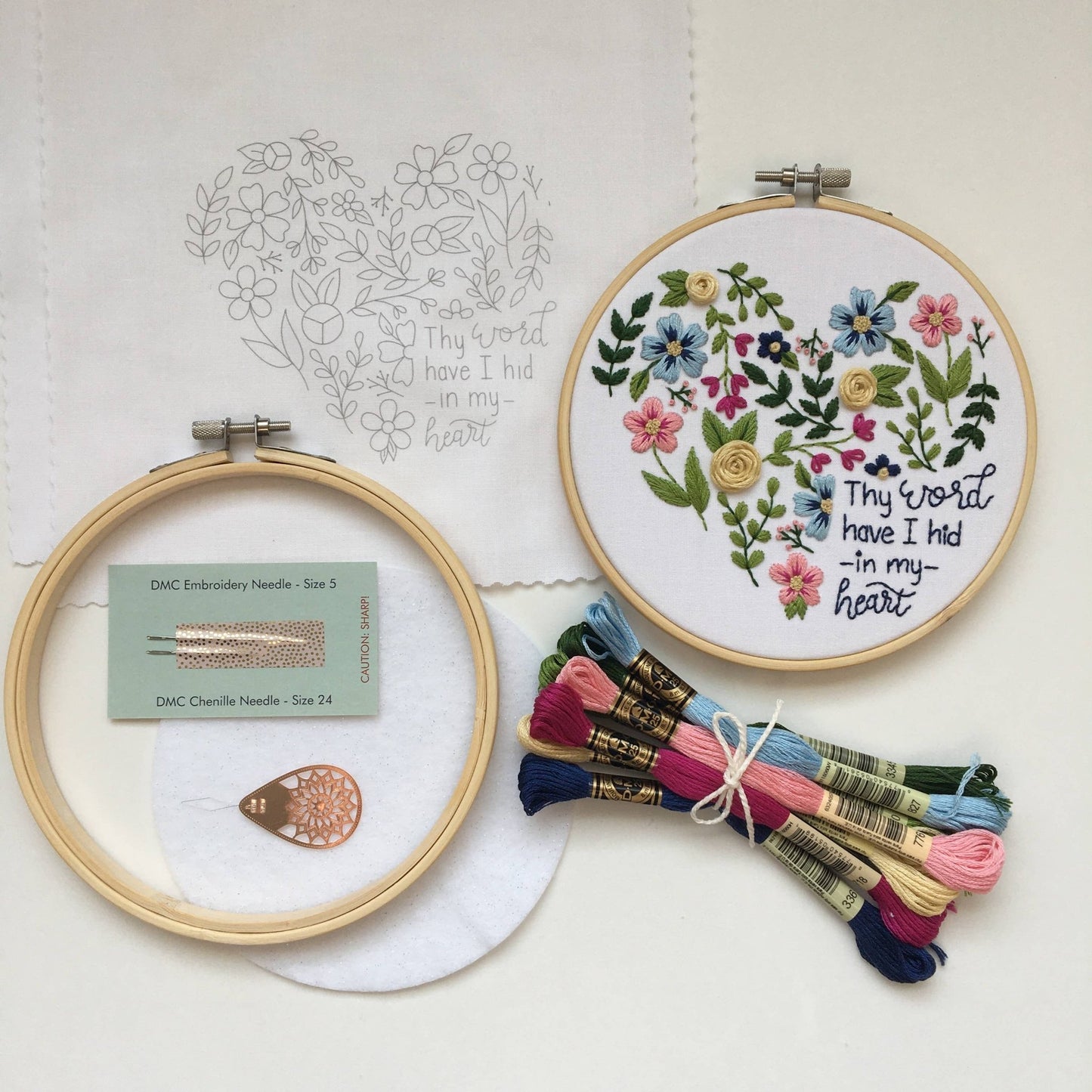 Thy Word Embroidery Kit
