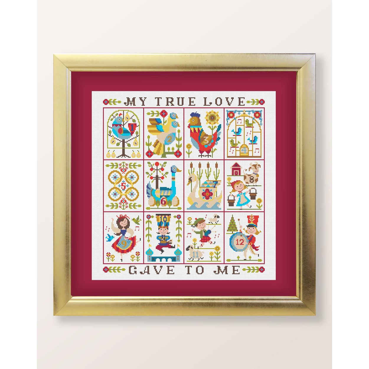 12 Days of Christmas Pattern