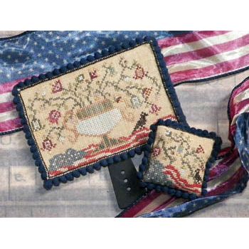 Flag and Flowers Pattern