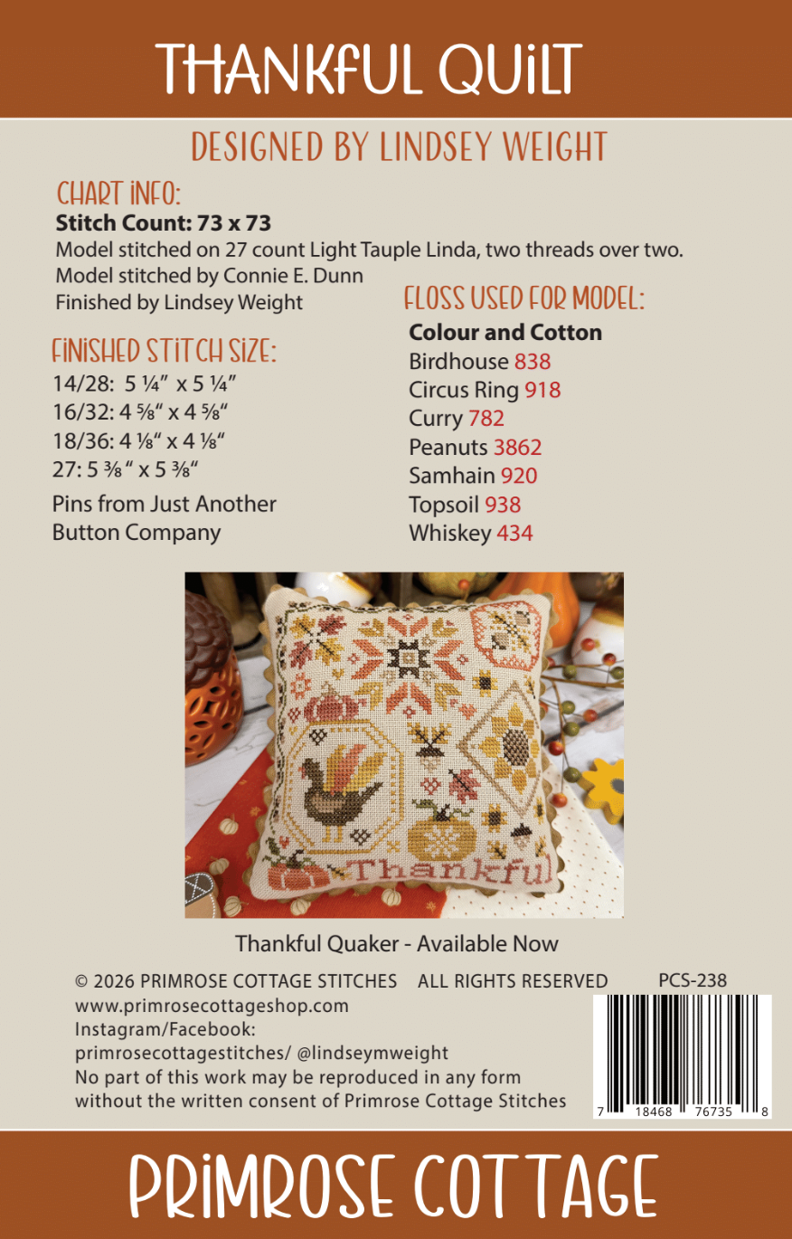 Thankful Quilt Pattern