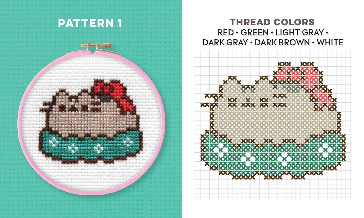 Pusheen Christmas Cross-Stitch Kit