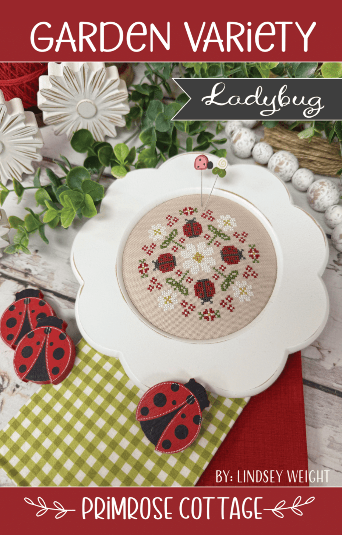 Garden Variety Ladybug Pattern