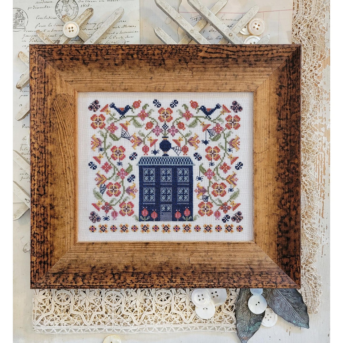 Flowers and Friends Pattern