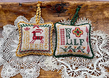 Vintage Christmas Alphabet 2 Pattern