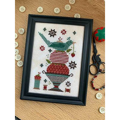 Threads Of Time Sewing Bird Pattern