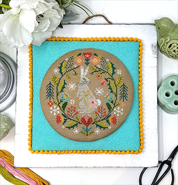 Winter Folksy Rabbit Pattern