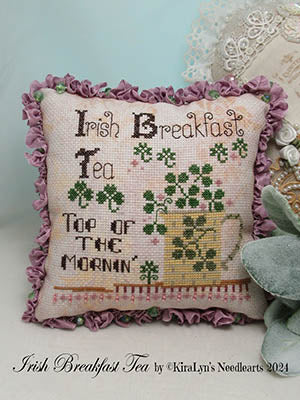 Irish Breakfast Tea Cross Stitch Pattern