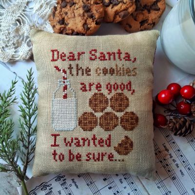 Cookies For Santa Pattern