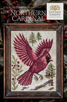 Year in the Woods II 7 Northern Cardinal Pattern