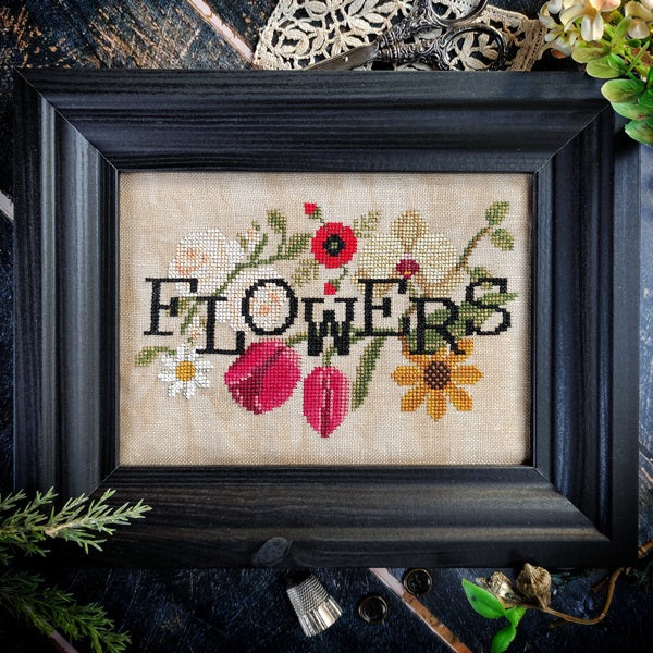 When I Think of Flowers Pattern