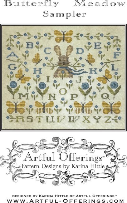 Butterfly Meadow Sampler Pattern