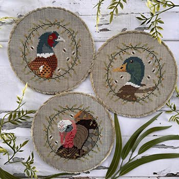 Colorful Birds Trio Pattern
