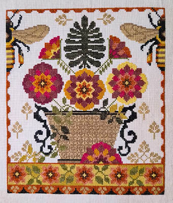 Ferns And Flowers Pattern