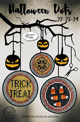 Halloween Dots 22, 23, 24 Pattern by Jeannette Douglas Designs
