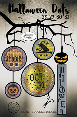 Halloween Dots 28, 29, 30, 31 Pattern by Jeannette Douglas Designs