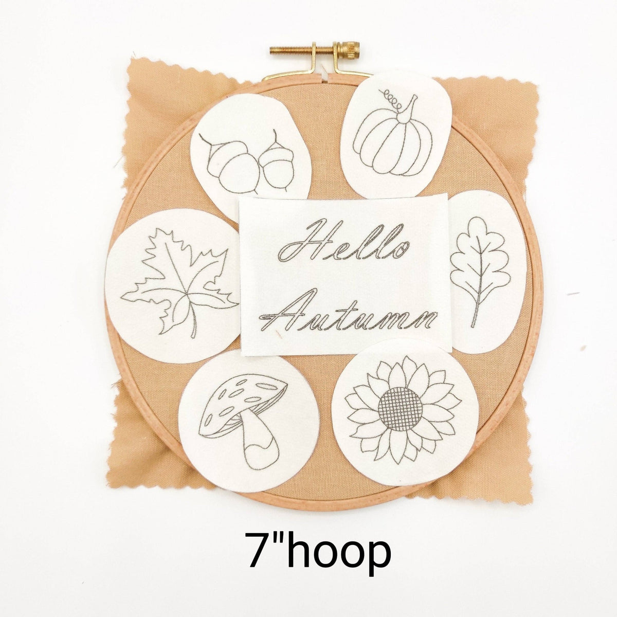 Fall Stick & Stitch Embroidery Patterns