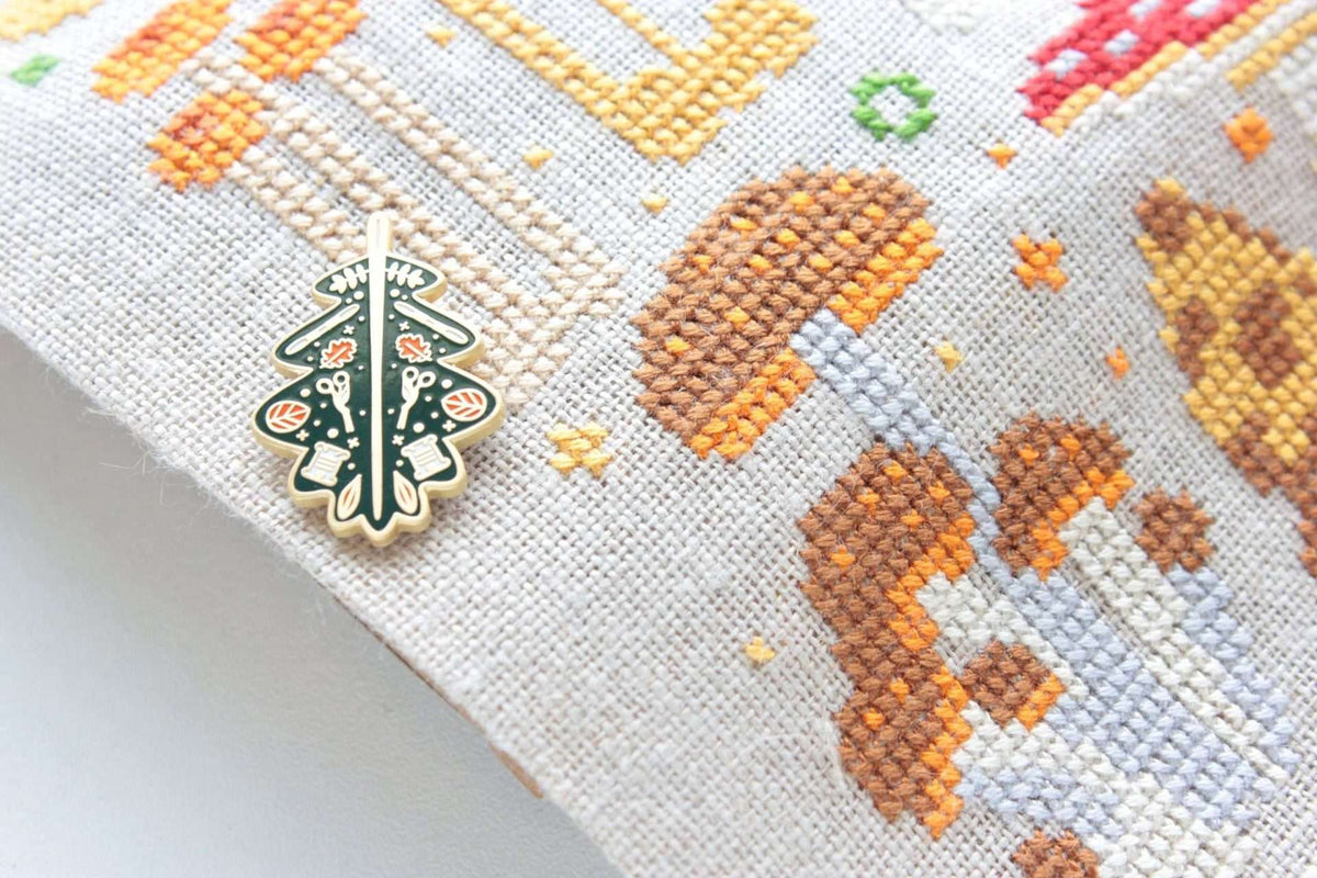 Herfstblad Naald Bewaker Needle Minder