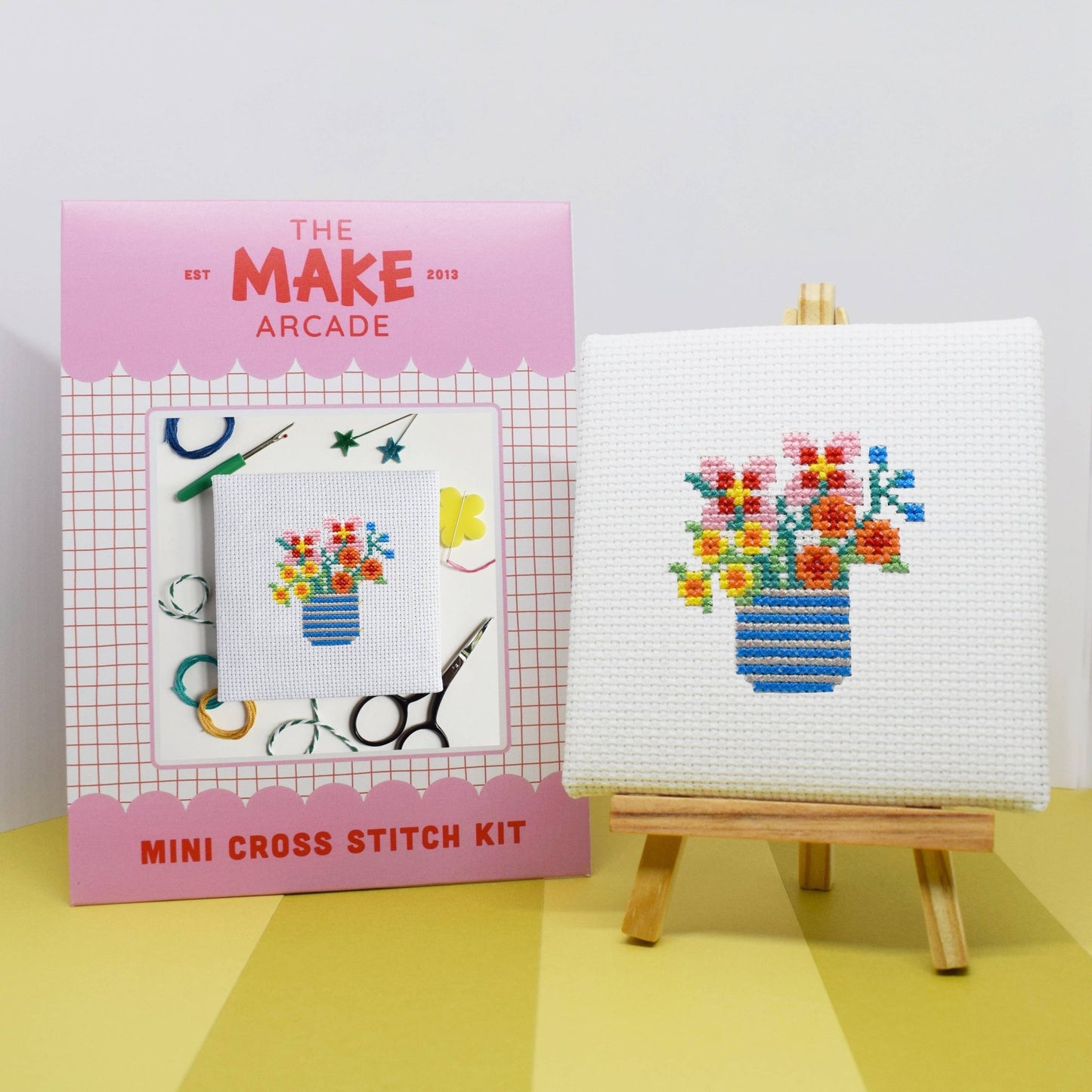 Wildflowers Mini Cross Stitch Kit