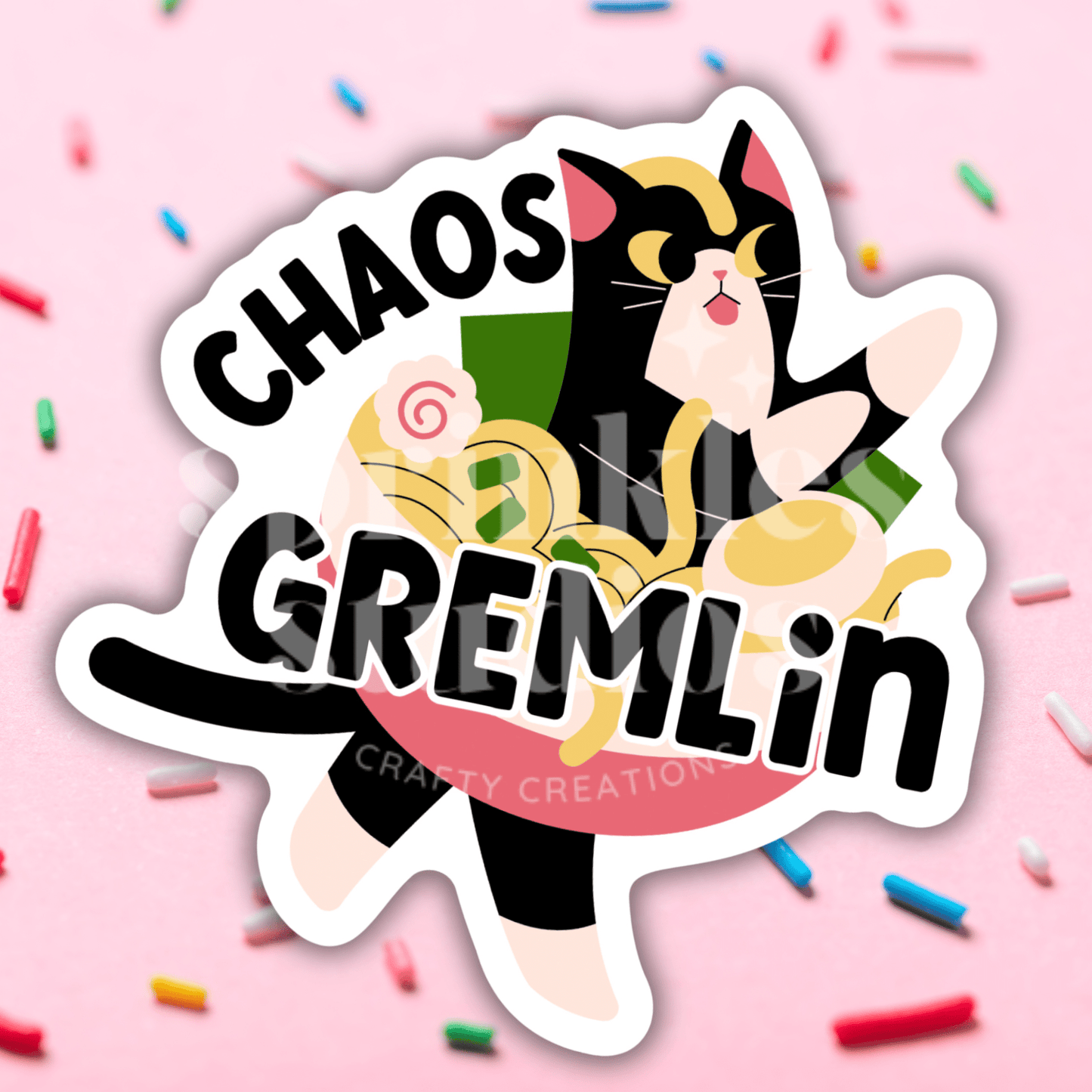Chaos Gremlin Vinyl Sticker