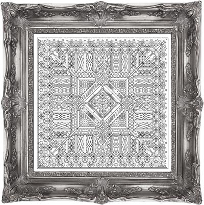 Intricate Crystal Cathedral Pattern