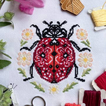 Lil' Ladybird Cross Stitch Kit