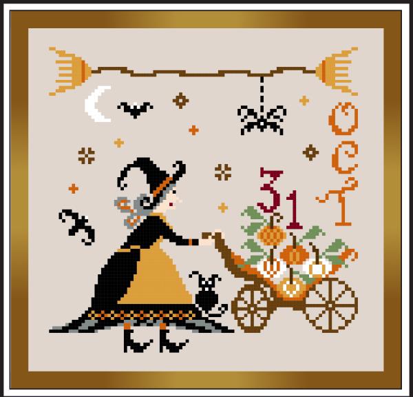 Harvest Fresh Pumpkins Pattern