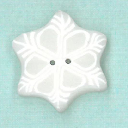 Button Small Snowflake Set of 3