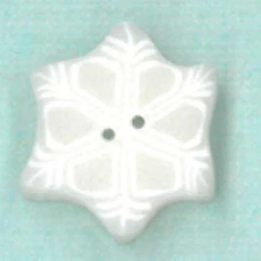 Button Tiny Snowflake Set of 3