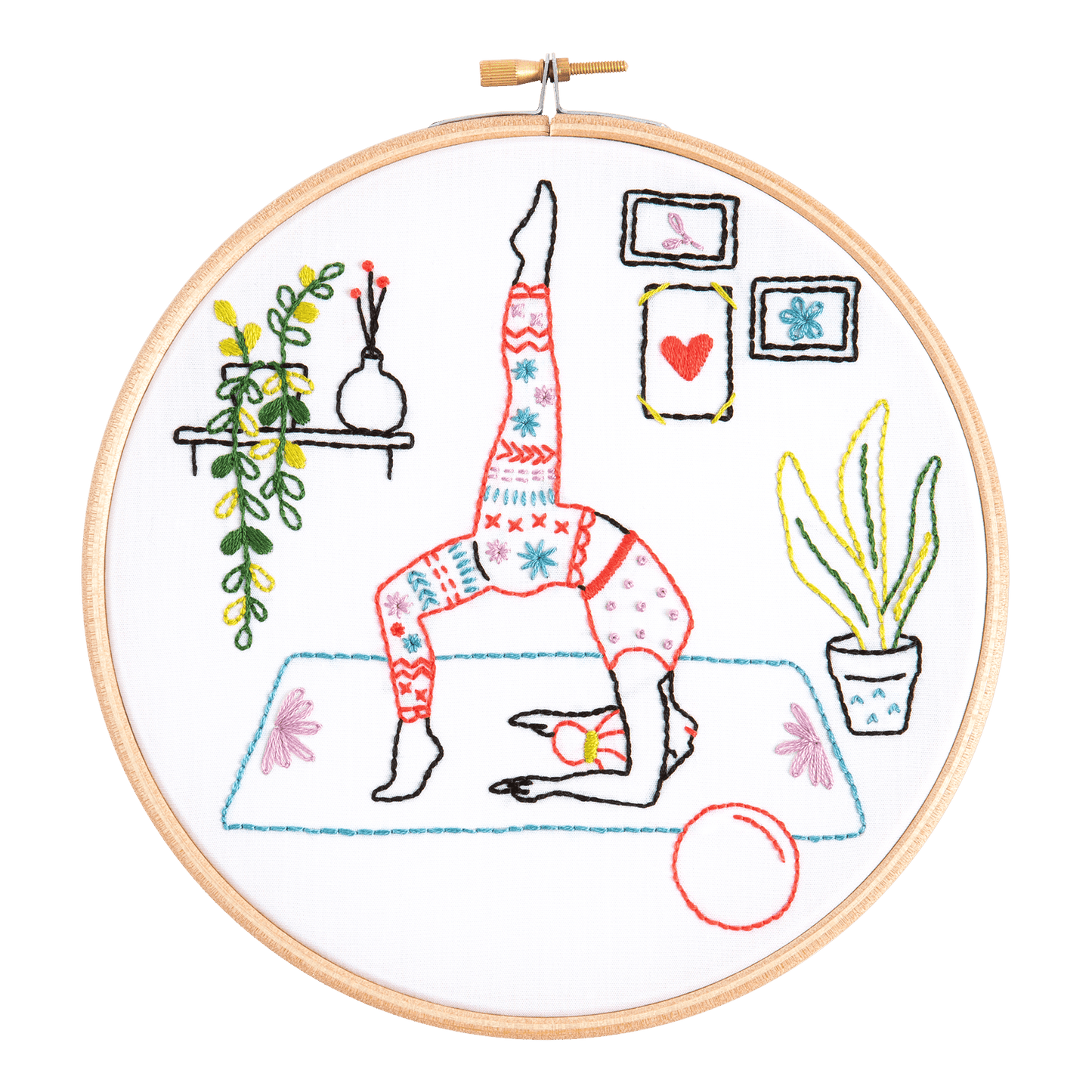 Yoga Embroidery Kit