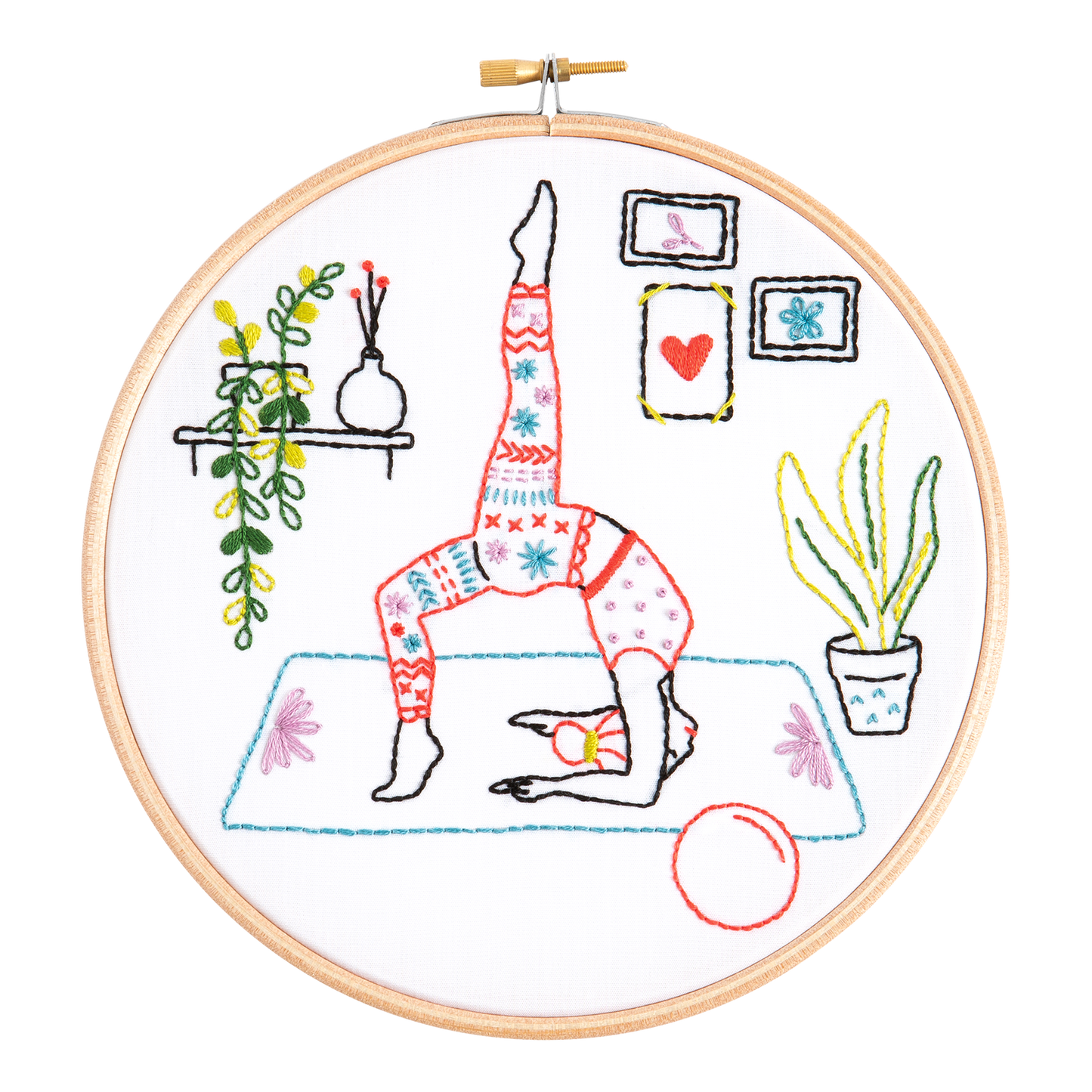Yoga Embroidery Kit