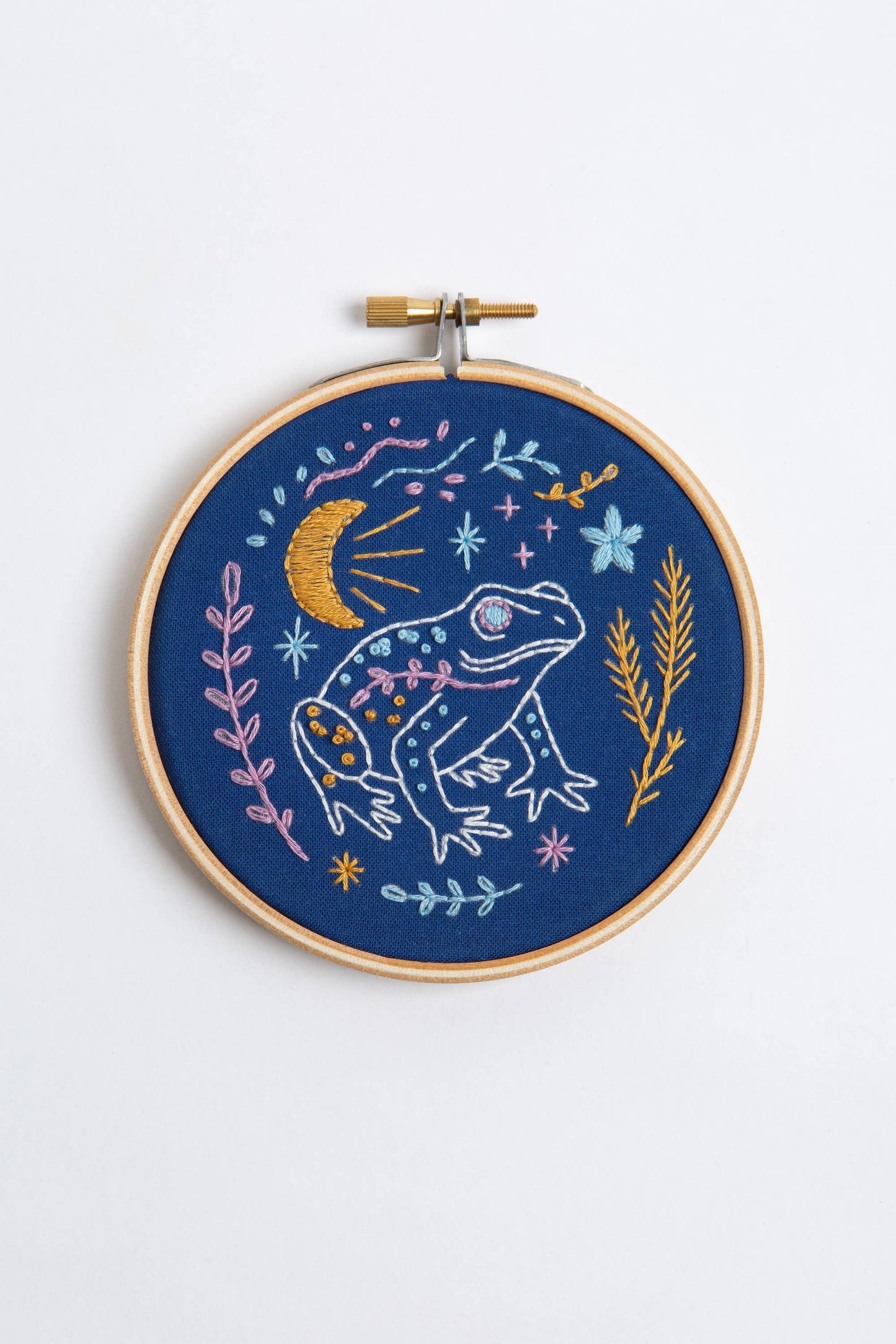 Celestial Frog Mini Embroidery Kit