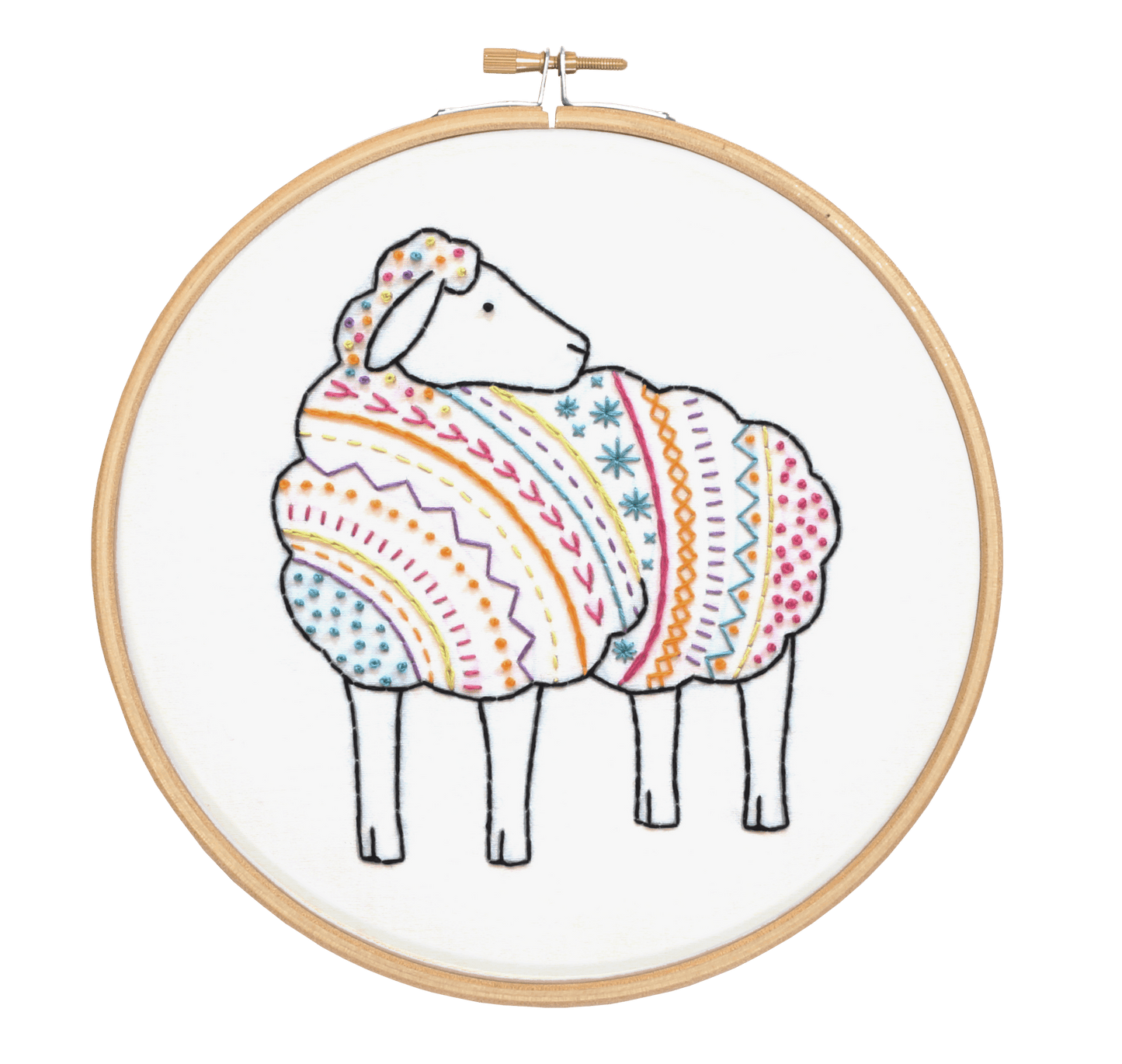 Sheep Embroidery Kit