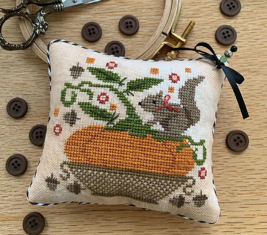Pumpkin Basket Pinkeep Pattern