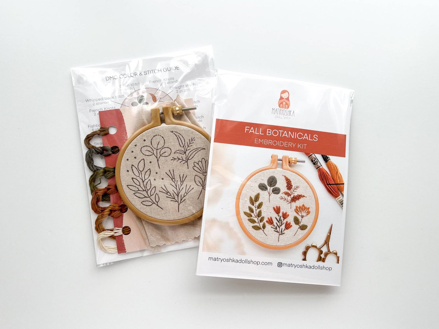 Botanical Fall Embroidery Kit