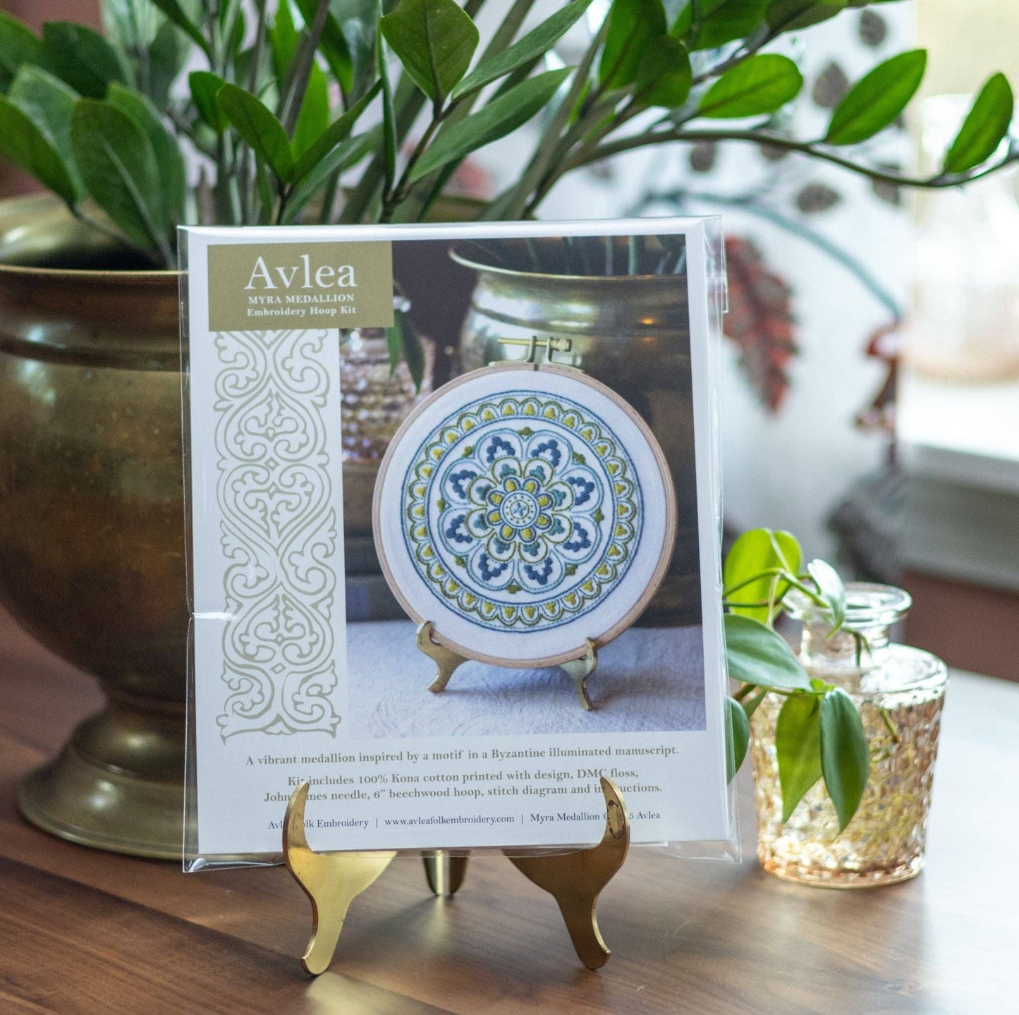 Myra Medallion Embroidery Kit
