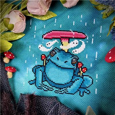 Cottage Frog Pattern