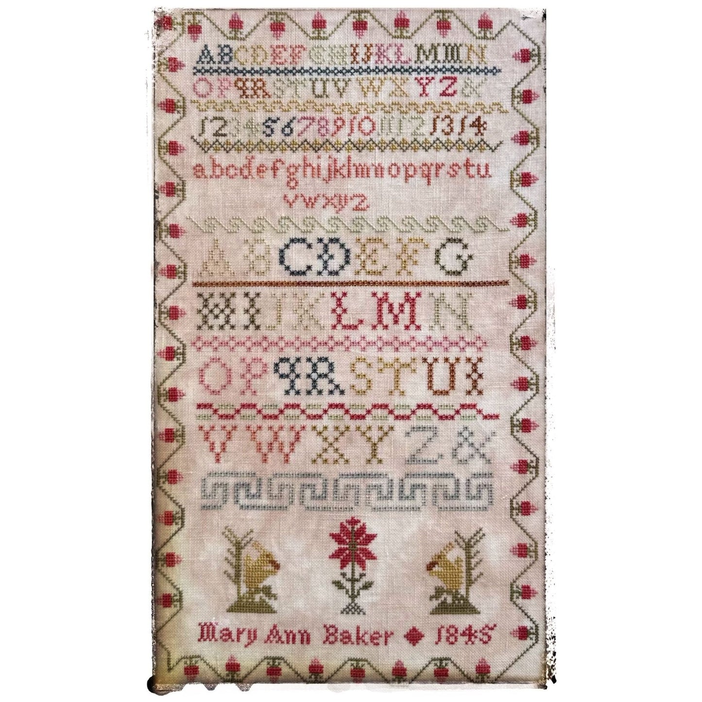 Mary Ann Barker 1845 Pattern
